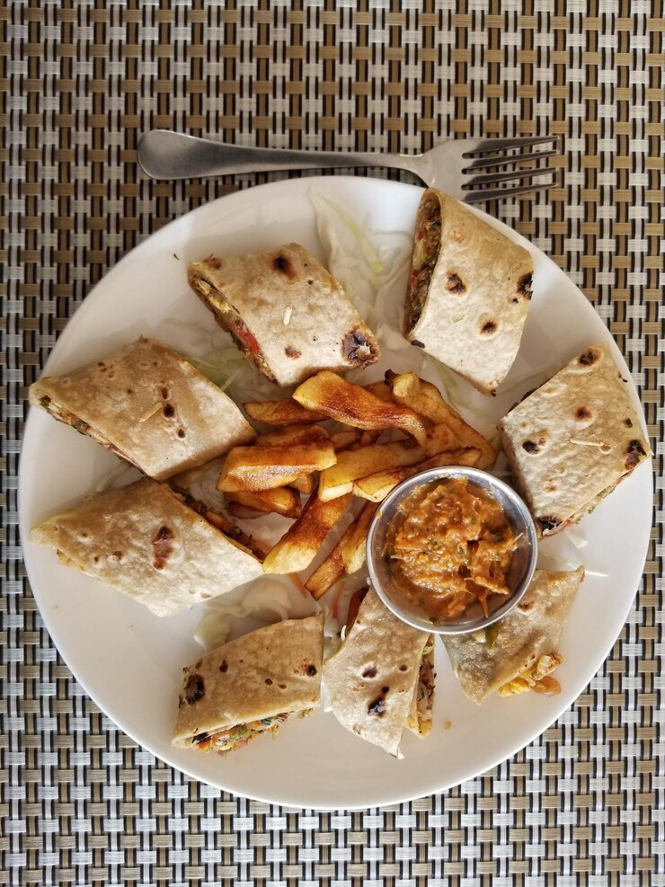 Paneer Shawarma Platter